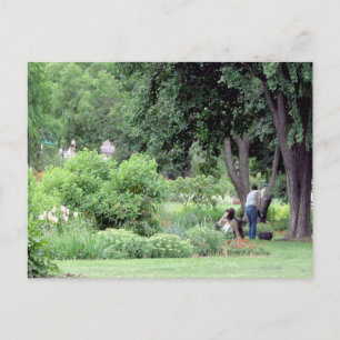 Postal Picnic en el parque