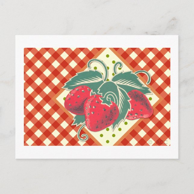 Postal Picnic Verano Tablero Blanco (Anverso)