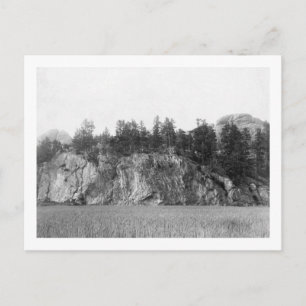Postal Pico de calamidad en la fotografía de Black Hills