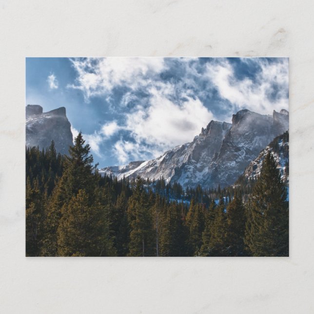 Postal Pico de hallet (Anverso)