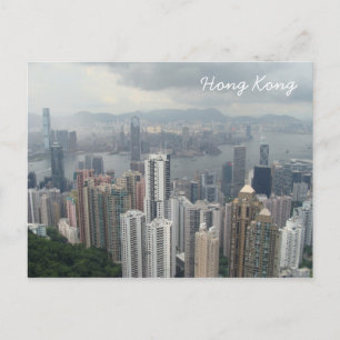 Postal pico de montaña de Hong Kong