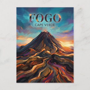 Postal Pico do Fogo Cabo Verde