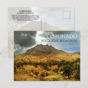 Postal Pico Montezuma, Cielo Tormentoso, Monumento Nacion