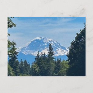 Postal Pico nevado del Monte Rainier