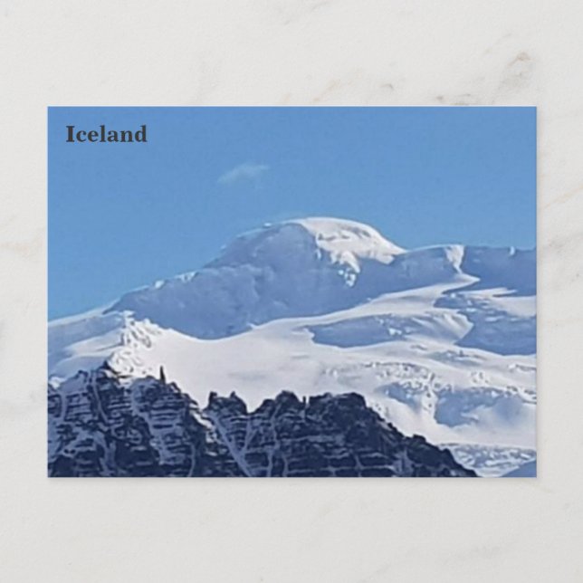 Postal pico piramidal de Islandia, Hvannadalshnjúkur (Anverso)