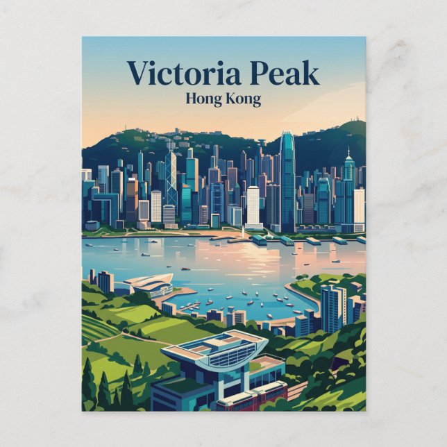 Postal Pico Victoria Hong Kong (Anverso)