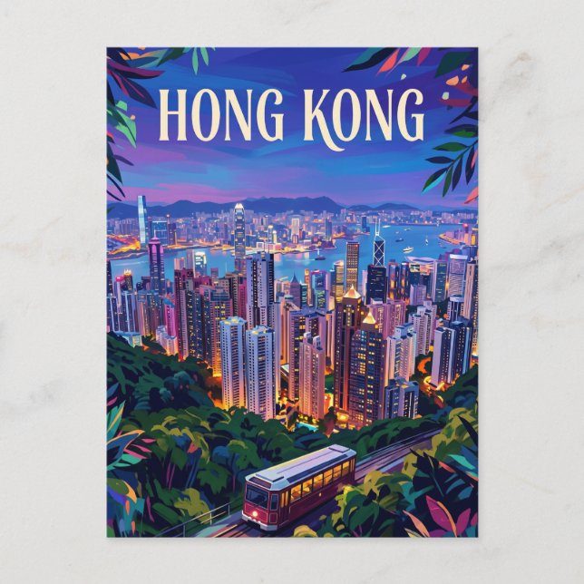 Postal Pico Victoria Hong Kong (Anverso)