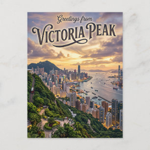 Postal Pico Victoria RAE de Hong Kong China