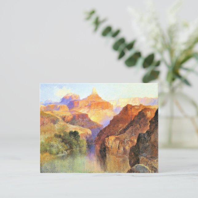 Postal Pico Zoroaster, Gran Cañón, (Anverso de pie)