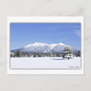 Postal Picos de San Francisco en la nieve