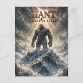 Postal Picos Gigantes de Cloudstep Cine Oscuro
