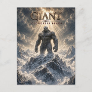 Postal Picos Gigantes de Cloudstep Cine Oscuro