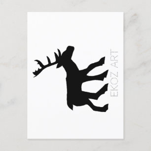 Postal Pictish Stag Cutout
