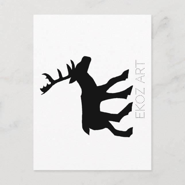 Postal Pictish Stag Cutout (Anverso)