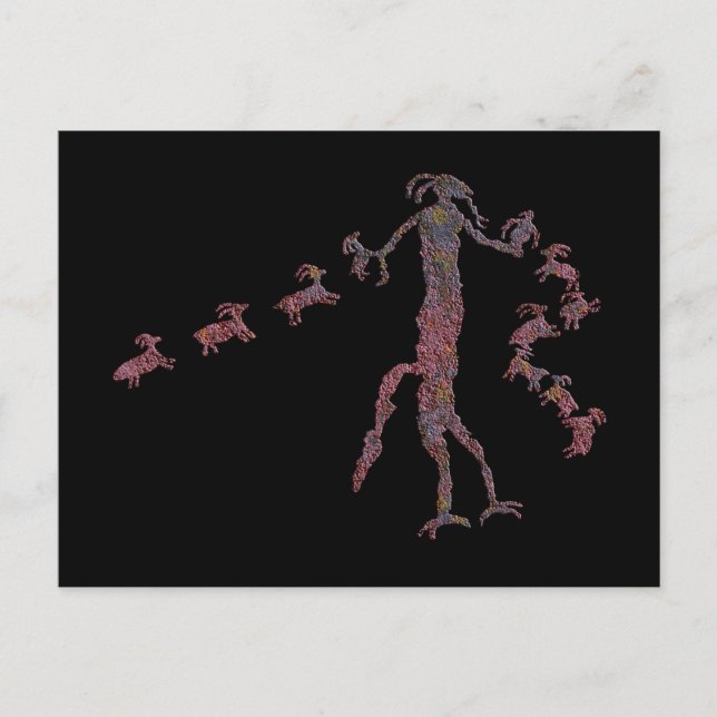 Postal Pictografía de Espíritu Animal (Anverso)