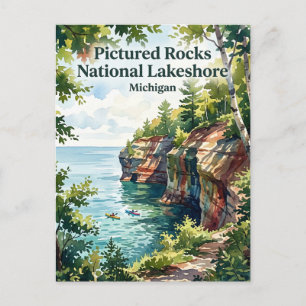 Postal Pictured Rocks National Lakeshore Michigan