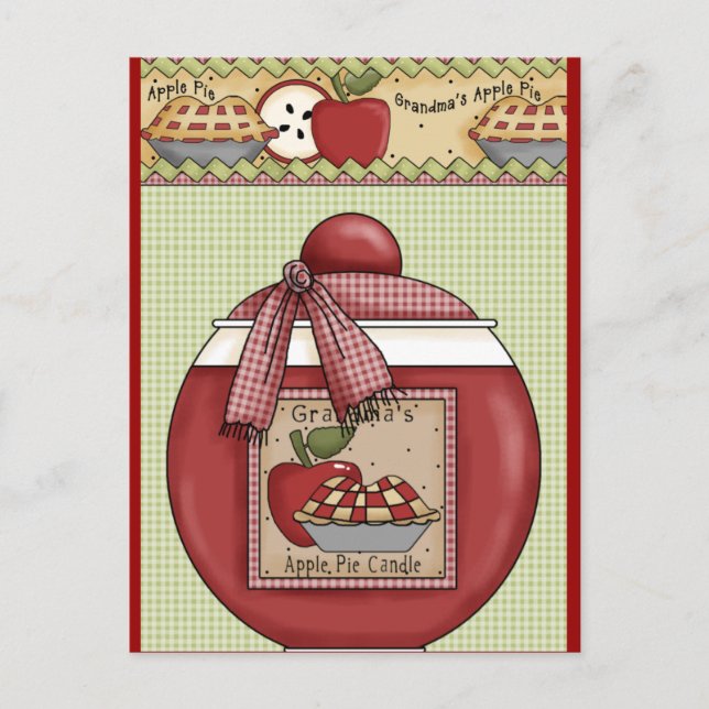 Postal Pie de Apple Country (Anverso)