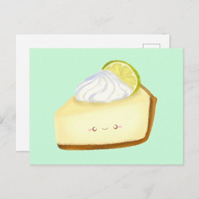 Postal Pie de cal de clave corta (Anverso / Reverso)