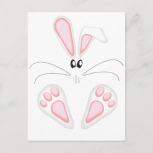 Postal Pie de conejo