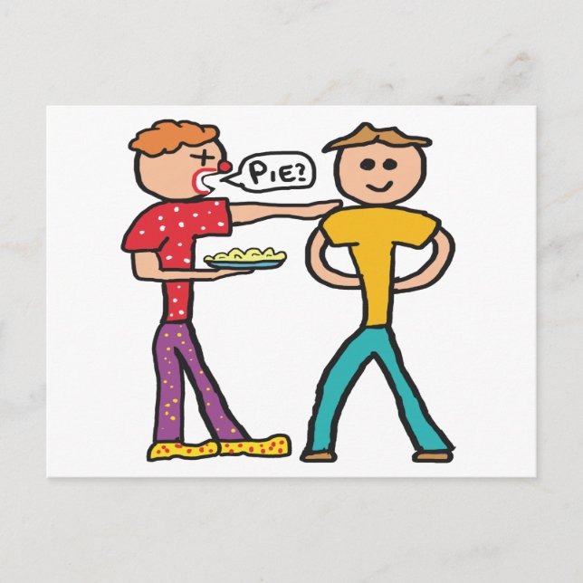 Postal Pie De Custaza En La Cara (Anverso)