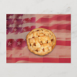 Postal Pie de manzana estadounidense