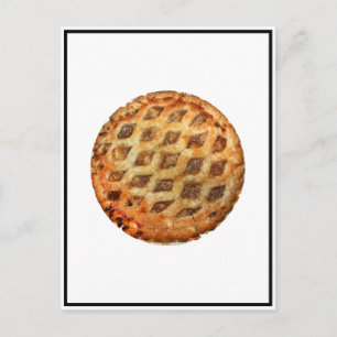 Postal Pie de manzana fresca caliente