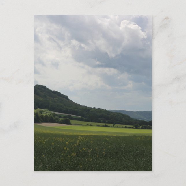 Postal Pie de South Downs Ridge (Anverso)