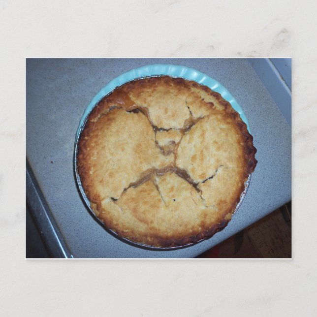 Postal Pie descontento (Anverso)