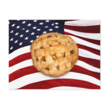 Pie estadounidense (Apple Pie con bandera estadoun