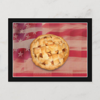 Postal Pie estadounidense sobre la vieja gloria