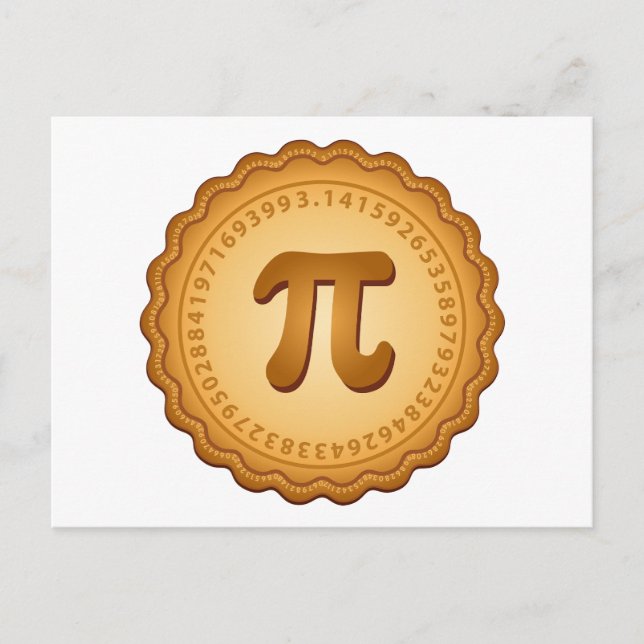 Postal PIE para todos en Pi Day Fiesta (Anverso)