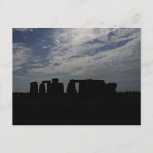Postal Piedra de Stonehenge Cielo Nocturno Willtshire Ing