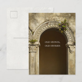 Postal Piedras Antiguas, Historias Antiguas, Arquitectura