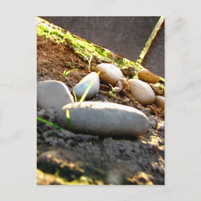Postal Piedras brillantes (Anverso)