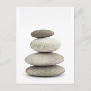 Postal Piedras de Zen yogo
