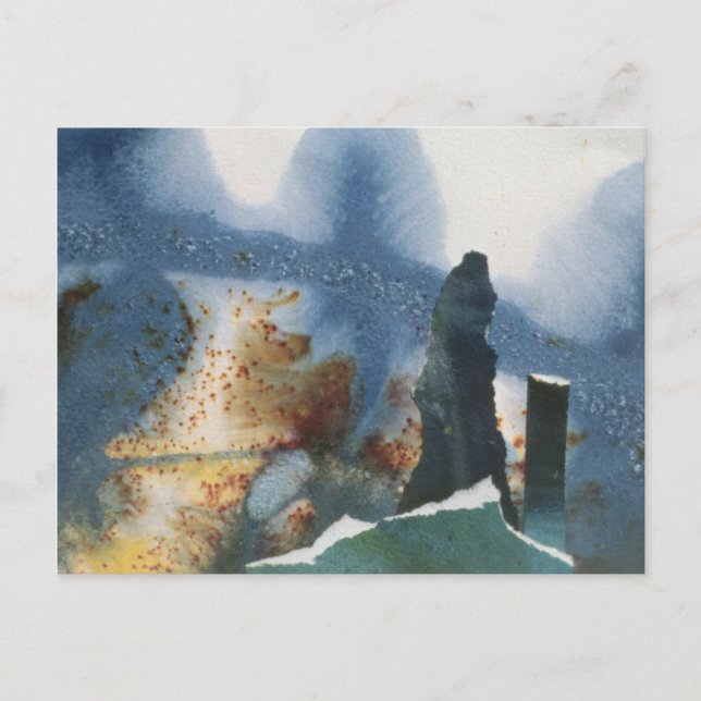 Postal Piedras derechas (Anverso)
