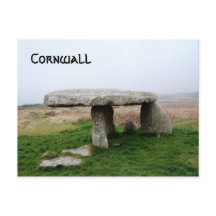 Piedras derechas Cornualles Inglaterra del Quoit