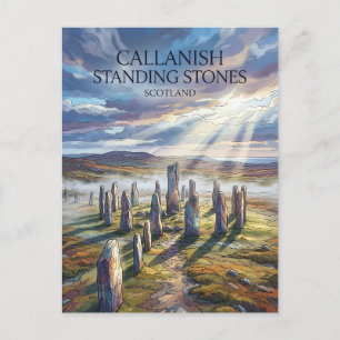 Postal Piedras erguidas de Callanish Reino Unido