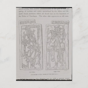 Postal Piedras esculpidas del 'Templo del