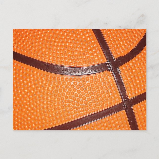 Postal Piel de textura más cercana al baloncesto (Anverso)