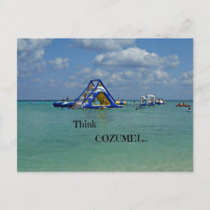 Postal ¡Piensa en Cozumel!