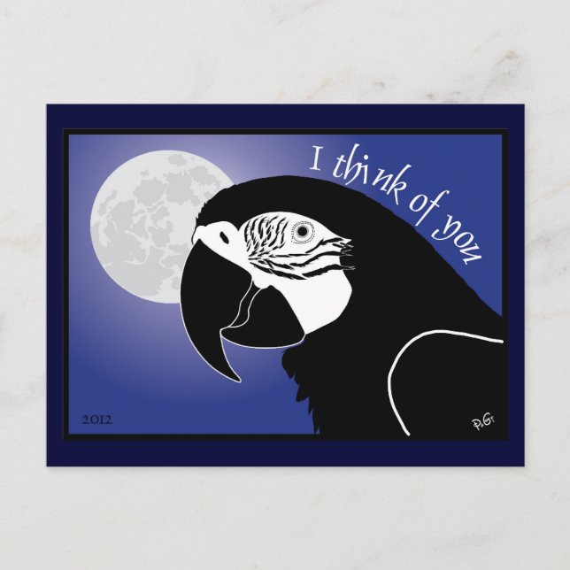 Postal Pienso en ti Postkarte (Anverso)