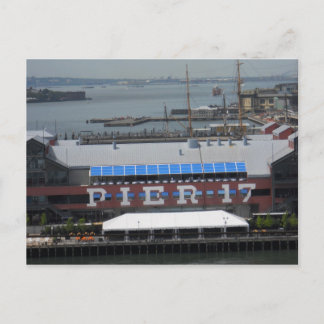 Postal Pier 17 South Street Seaport Manhattan Postcard NY