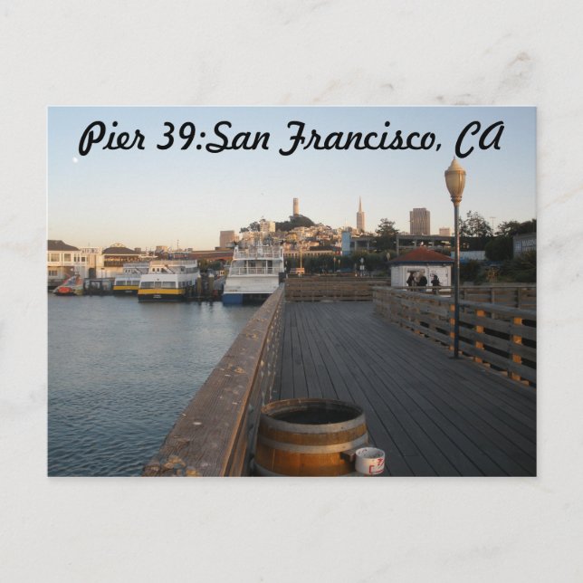 Postal Pier 39:San Francisco,postal CA (Anverso)
