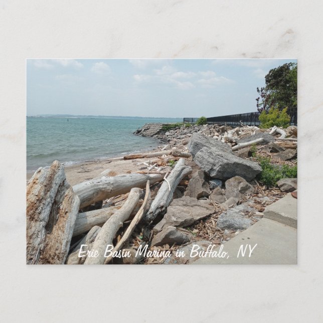 Postal Pier cambiado en Marina de la Cuenca de Erie (Anverso)