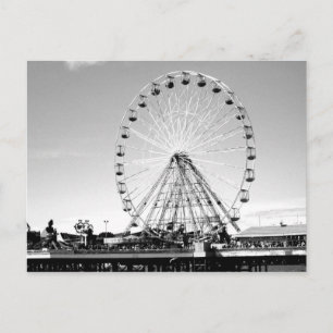 Postal Pier central, Blackpool B/W