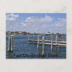 Postal Pier de madera, Fort Lauderdale Dock