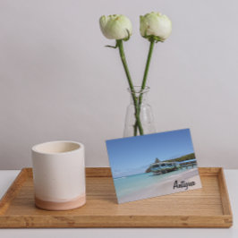 Postal Pier de paraíso tropical en Antigua