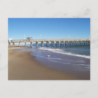 Postal Pier de pesca en Sandbridge, VA.