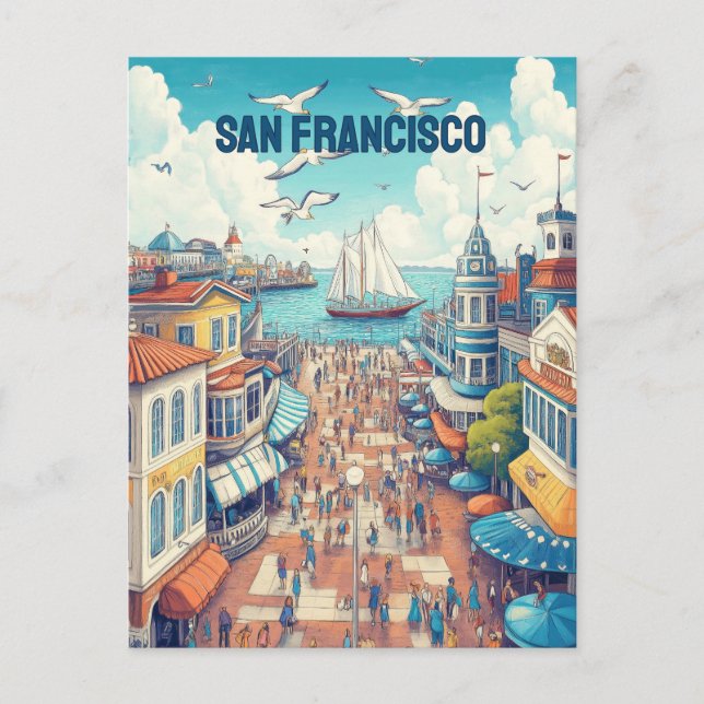 Postal Pier de San Francisco (Anverso)